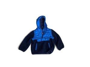 1 Madison Toddler Boy's Sherpa and Quilted Hooded Jacket, Size 4T